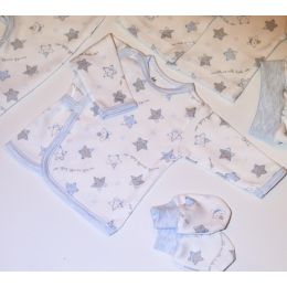 Kūdikio kraitelis - drabužėliai naujagimiui "Star" 5 dalių