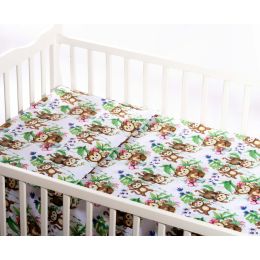 Kūdikio patalynės komplektas 135x100 "Monkey's fiesta"