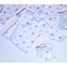 Kūdikio kraitelis - drabužėliai naujagimiui "Star" 5 dalių