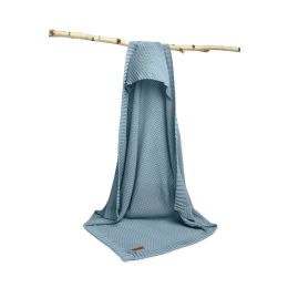 Megztas bambukinis pledukas kūdikiui 