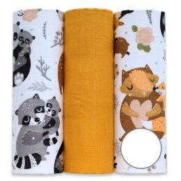 Muslino vystyklai kūdikiams "Mummy" 60x80 cm. Kūdikio kraitelis internetu.