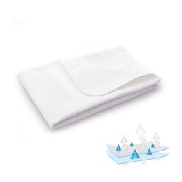 Čiužinio neperšlampamas paklotas 160x80cm baltas