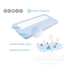 Neperšlampamos paklodės kūdikiams 140x70