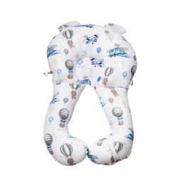 Ergonominė pagalvė kūdikiui - kokonas 45x70cm "Comfort"  UP MELSVA