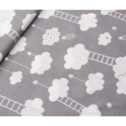 Paklodė su guma 38x80 "Cotton story" - medvilninė (galima rinktis spalvą)