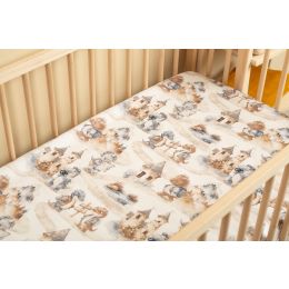 Paklode kūdikiui su guma 60x120 "Draco"- medvilninė