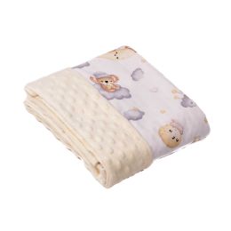 Pledas kūdikiui "Sweet Napping" 100x75cm smėlio spalvos