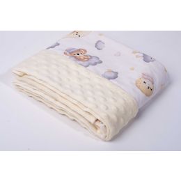 Pledas kūdikiui "Sweet Napping" 100x75cm smėlio spalvos