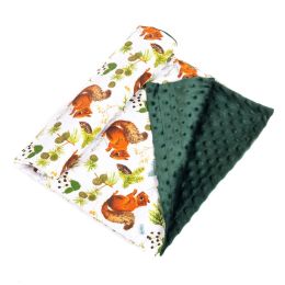 Pledas kūdikiui "Indiana" 100x75cm  žalias