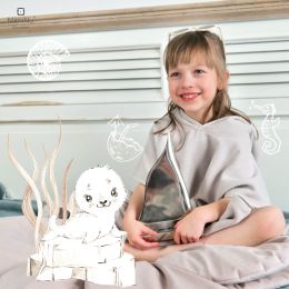 Pončas vaikams / kūdikiams "Little swimmers"  0-4 metukai 