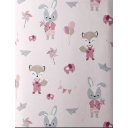 Medvilninė paklodė su guma kūdikiui 50x83 (galima rinktis spalvą)