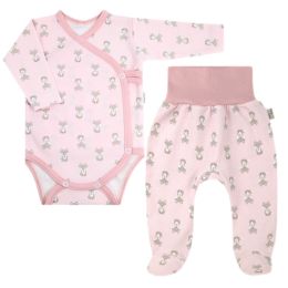 Drabužėliai kūdikiui "Galaxy beige" 2 dalių I Drabužių komplektukas kūdikiui