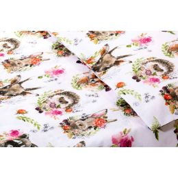 Paklodė su guma 38x80 "Cotton story" - medvilninė (galima rinktis spalvą)