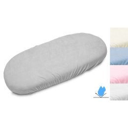 Neperšlampama frotinė paklodė su guma kūdikiui 50x83 (galima rinktis atspalvį)