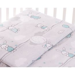 Paklodė su guma 38x80 "Cotton story" - medvilninė (galima rinktis spalvą)