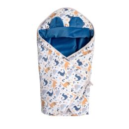 Pledas automobilinei kėdutei "Dino" 90x90 cm. Vokelis į autokėdutę