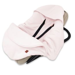 Pledas - vokelis automobilinei kėdutei "Blush teddy beige" 90x90 cm 