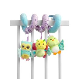 Minkštas žaislas spiralė kūdikiui "Owl"