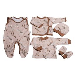 Kūdikio kraitelis - drabužėliai naujagimiui "Melman" 5 dalių 