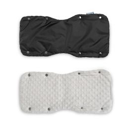 Pirštinės-mova vežimėliui ar rogėms "Warm" juodos spalvos