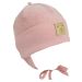 Kepurytė kūdikiui "Velour" - Powder pink