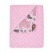Pledas kūdikiui "Rabbit" 80x90 cm rožinis